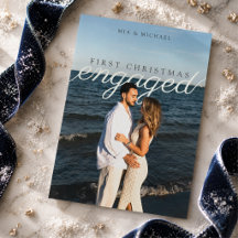 Engaged & Newlywed Christmas Cards & Keepsakes