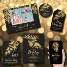 GOLD GLITTER PALMS COLLECTION