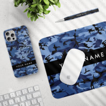 Navy Blue Camouflage Black Collection