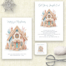 Whimsical Boho Gingerbread House Christmas Suite