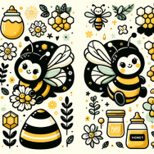 Bee Shower Theme Honeybee Harmony Collection