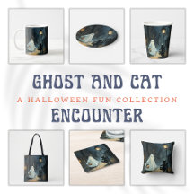 Ghost and Cat Encounter