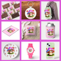 Cute Mushroom Cartoon Illustration