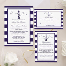 The Nautical Lighthouse Wedding Collection