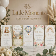 Little Moments   Baby Shower Invitations