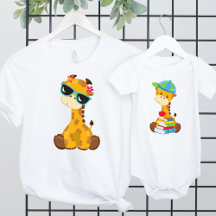Cute Giraffes - Baby and Kids Clothes
