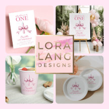 Pink Bow Girls Just Wanna Be One Birthday 