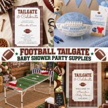 Tailgate Football Baby Shower Party Supplies