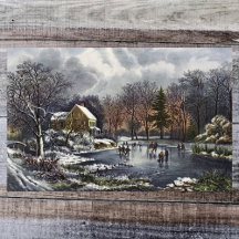 Early Winter - Currier & Ives Reproductions