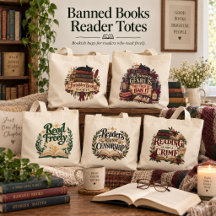 Banned Books Reader Totes