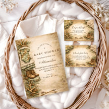 Rustic Little Hunter Woodland Baby Shower