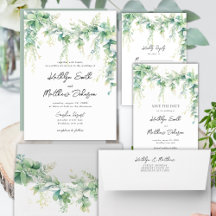 Eucalyptus Greenery Modern Garden Wedding