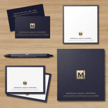 Monogrammed Business Essentials for Legal Experts