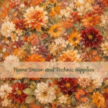 Autumn Romantic Bloom Home Décor