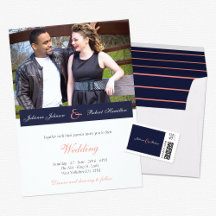 Happy Together   Modern Photo Wedding Stationery 