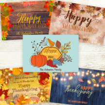 Thanksgiving Paper Placemats