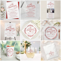 40th Ruby Wedding Anniversary Collection