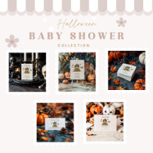 Neutral Spooky Cottage Baby Shower