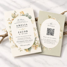 Modern Boho Greenery Eucalyptus Wedding