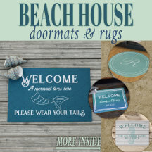 Beach House Doormats and Rugs