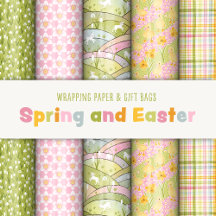 Spring and Easter Gift Wrapping Papers