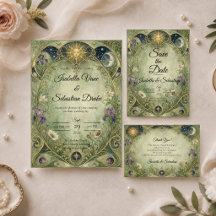 Ethereal Celestial Botanical Wedding