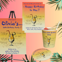Pina Colada Birthday Party