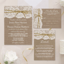 The Rustic Twine Bow Wedding Collection