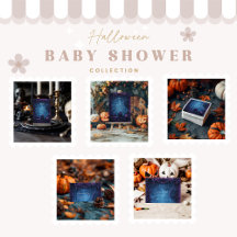 Purple Gothic Fantasy Halloween Baby Shower