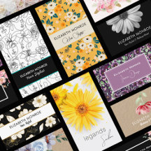 BUSINESS CARDS FLORAL DESIGNS