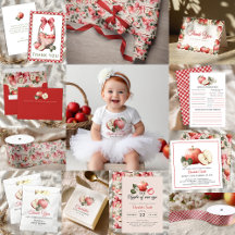 Apple of Our Eye Baby Shower Collection