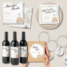 Adventure Awaits Baby Shower Travel Theme