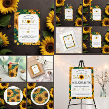 Elegant 'Our Little Sunflower' Modern
