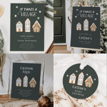 It Takes A Village Christmas Baby Shower