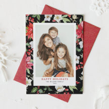 Vintage Christmas Floral Pattern Collection