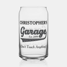 Garage Mechanic Bar Pub Glasses