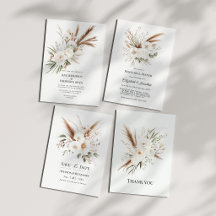 Bohemain Floral Wedding Collection