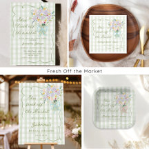 Gingham Fresh Off the Market Bridal Shower