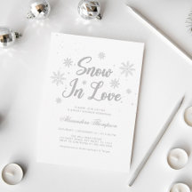 Snow in love Winter Bridal Shower 