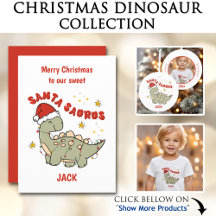 Christmas Dinosaur Santasaurus