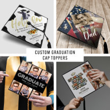 Custom Graduation Cap Toppers