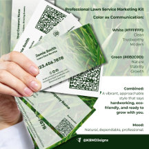 Lawn Care Business Card & Marketing Items