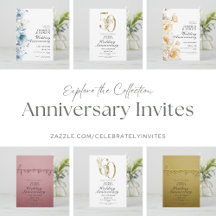 Wedding Anniversary Invites