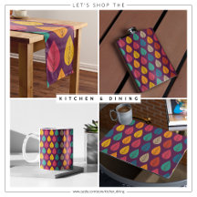 Multicolor Autumn Leaves Pattern Art