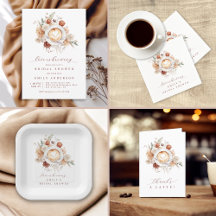 Love is Brewing Rustic Coffee Theme Bridal Shower