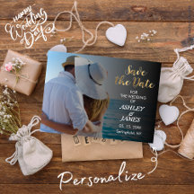 PERSONALIZED WEDDING SAVE THE DATE