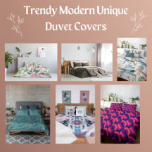 Trendy Modern Unique Duvet Covers