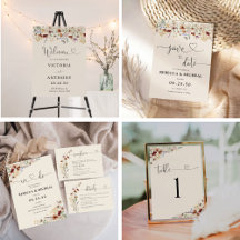 Boho Tiny Wildflower Collection