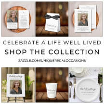 Simple Modern Photo Funeral Memorial Collection