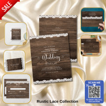 Rustic Wood Lace Wedding Collection 2